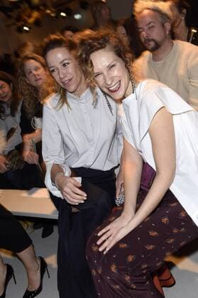 Alexandra Neldel und Chiara Schoras bei der Dorothee Schumacher Fashion Show auf der Mercedes-Benz Fashion Week Berlin Autumn Winter 2017. Berlin, 17.01.2017 Foto:xF.xKernx xFuturexImage