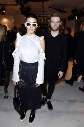 Alina Süggeler und Andi Weizel von Frida Gold bei der Dorothee Schumacher Fashion Show auf der Mercedes-Benz Fashion Week Berlin Autumn Winter 2017. Berlin, 17.01.2017 Foto:xF.xKernx xFuturexImage