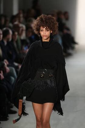 Berlin: Dorothee Schumacher at the Fashion Week Dorothee Schumacher showcases its latest Autumn Winter 2017 Collections in the Kaufhaus Jandorf in the Brunnenstrasse in Berlin-Mitte during the Mercedes-Benz Fashion Week Berlin Autumn Winter 2017 Collections. The photo shows models with the Dorothee Schumacher collection on the catwalk.  SimonexKuhlmey
