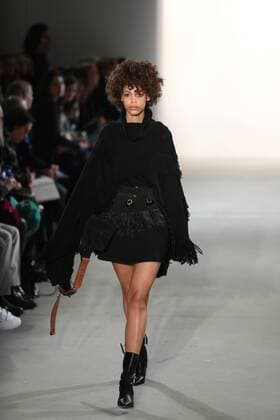 Berlin: Dorothee Schumacher at the Fashion Week Dorothee Schumacher showcases its latest Autumn Winter 2017 Collections in the Kaufhaus Jandorf in the Brunnenstrasse in Berlin-Mitte during the Mercedes-Benz Fashion Week Berlin Autumn Winter 2017 Collections. The photo shows models with the Dorothee Schumacher collection on the catwalk.  SimonexKuhlmey
