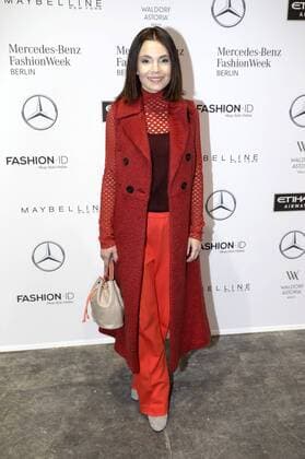 Nadine Warmuth bei der Dorothee Schumacher Fashion Show auf der Mercedes-Benz Fashion Week Berlin Autumn Winter 2017. Berlin, 17.01.2017 Foto:xS.xGabschx xFuturexImage