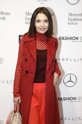 Nadine Warmuth bei der Dorothee Schumacher Fashion Show auf der Mercedes-Benz Fashion Week Berlin Autumn Winter 2017. Berlin, 17.01.2017 Foto:xS.xGabschx xFuturexImage
