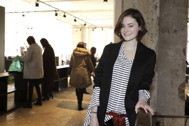 Lea van Acken bei der Dorothee Schumacher Fashion Show auf der Mercedes-Benz Fashion Week Berlin Autumn Winter 2017. Berlin, 17.01.2017 Foto:xS.xGabschx xFuturexImage