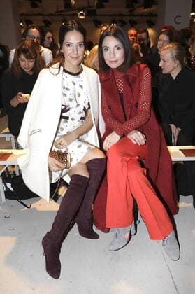 Johanna Klum und Nadine Warmuth bei der Dorothee Schumacher Fashion Show auf der Mercedes-Benz Fashion Week Berlin Autumn Winter 2017. Berlin, 17.01.2017 Foto:xS.xGabschx xFuturexImage