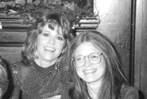 Berühmte Feministinnen, Gloria Steinem Oct. 2, 2006 - JANE FONDA WITH GLORIA STEINEM. PHOTOS - ZUMAg49_ 20061002_gaf_g49_069