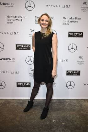 Anne-Catrin Wahls (ehemals Märzke) bei der Holy Ghost Modenschau am 17.01.2017 im Rahmen der Mercedes-Benz Fashion Week Herbst Winter 2017 in Berlin MBFW Fashionweek 2017 Januar in Berlin- Holy Ghost Fashionshow 