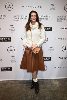 Katrin Wrobel bei der Holy Ghost Modenschau am 17.01.2017 im Rahmen der Mercedes-Benz Fashion Week Herbst Winter 2017 in Berlin MBFW Fashionweek 2017 Januar in Berlin- Holy Ghost Fashionshow 