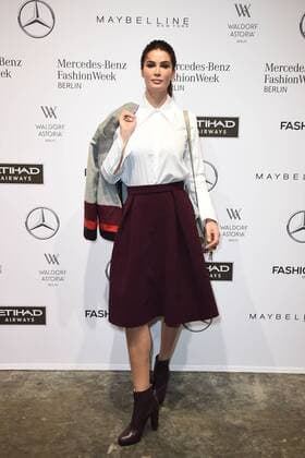 Miriam Mack bei der Holy Ghost Modenschau am 17.01.2017 im Rahmen der Mercedes-Benz Fashion Week Herbst Winter 2017 in Berlin MBFW Fashionweek 2017 Januar in Berlin- Holy Ghost Fashionshow 