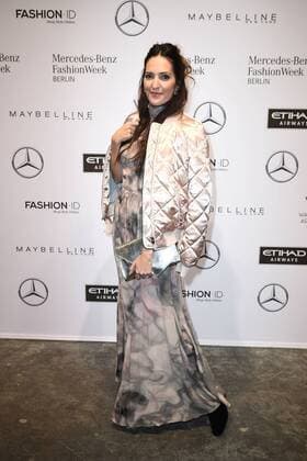 Johanna Klum bei der Holy Ghost Modenschau am 17.01.2017 im Rahmen der Mercedes-Benz Fashion Week Herbst Winter 2017 in Berlin MBFW Fashionweek 2017 Januar in Berlin- Holy Ghost Fashionshow 