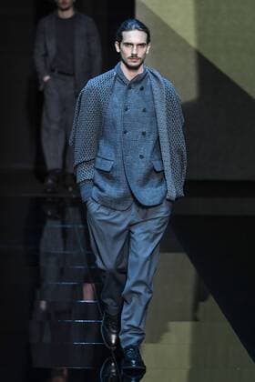 Milan Men s Fashion Week Fall Winter 2017 2018. Milano Moda Uomo, autunno inverno 2017 2018 .Giorgio Armani fashionshow Pictured: model  Copyright: xRiccardoxGiordanoxSickix xIPAx