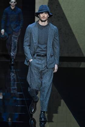 Milan Men s Fashion Week Fall Winter 2017 2018. Milano Moda Uomo, autunno inverno 2017 2018 .Giorgio Armani fashionshow Pictured: model  Copyright: xRiccardoxGiordanoxSickix xIPAx