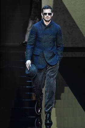 Milan Men s Fashion Week Fall Winter 2017 2018. Milano Moda Uomo, autunno inverno 2017 2018 .Giorgio Armani fashionshow Pictured: model  Copyright: xRiccardoxGiordanoxSickix xIPAx