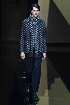 Milan Men s Fashion Week Fall Winter 2017 2018. Milano Moda Uomo, autunno inverno 2017 2018 .Giorgio Armani fashionshow Pictured: model  Copyright: xRiccardoxGiordanoxSickix xIPAx