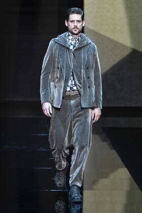 Milan Men s Fashion Week Fall Winter 2017 2018. Milano Moda Uomo, autunno inverno 2017 2018 .Giorgio Armani fashionshow Pictured: model  Copyright: xRiccardoxGiordanoxSickix xIPAx