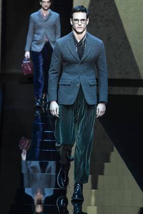 Milan Men s Fashion Week Fall Winter 2017 2018. Milano Moda Uomo, autunno inverno 2017 2018 .Giorgio Armani fashionshow Pictured: model  Copyright: xRiccardoxGiordanoxSickix xIPAx
