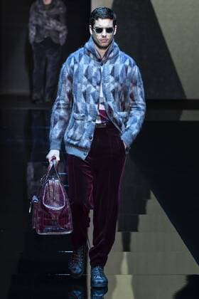 Milan Men s Fashion Week Fall Winter 2017 2018. Milano Moda Uomo, autunno inverno 2017 2018 .Giorgio Armani fashionshow Pictured: model  Copyright: xRiccardoxGiordanoxSickix xIPAx
