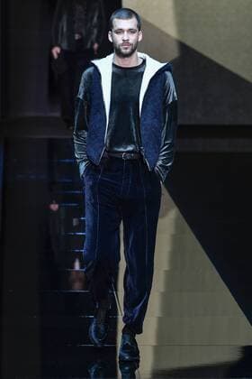 Milan Men s Fashion Week Fall Winter 2017 2018. Milano Moda Uomo, autunno inverno 2017 2018 .Giorgio Armani fashionshow Pictured: model  Copyright: xRiccardoxGiordanoxSickix xIPAx