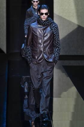 Milan Men s Fashion Week Fall Winter 2017 2018. Milano Moda Uomo, autunno inverno 2017 2018 .Giorgio Armani fashionshow Pictured: model  Copyright: xRiccardoxGiordanoxSickix xIPAx
