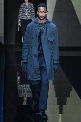 Milan Men s Fashion Week Fall Winter 2017 2018. Milano Moda Uomo, autunno inverno 2017 2018 .Giorgio Armani fashionshow Pictured: model  Copyright: xRiccardoxGiordanoxSickix xIPAx