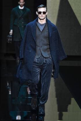 Milan Men s Fashion Week Fall Winter 2017 2018. Milano Moda Uomo, autunno inverno 2017 2018 .Giorgio Armani fashionshow Pictured: model  Copyright: xRiccardoxGiordanoxSickix xIPAx