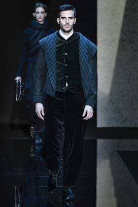 Milan Men s Fashion Week Fall Winter 2017 2018. Milano Moda Uomo, autunno inverno 2017 2018 .Giorgio Armani fashionshow Pictured: model  Copyright: xRiccardoxGiordanoxSickix xIPAx