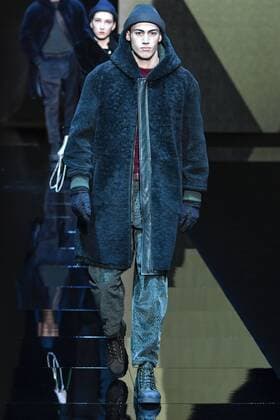 Milan Men s Fashion Week Fall Winter 2017 2018. Milano Moda Uomo, autunno inverno 2017 2018 .Giorgio Armani fashionshow Pictured: model  Copyright: xRiccardoxGiordanoxSickix xIPAx