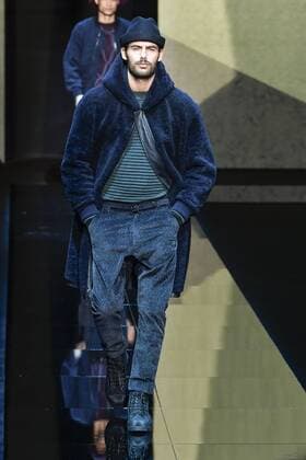 Milan Men s Fashion Week Fall Winter 2017 2018. Milano Moda Uomo, autunno inverno 2017 2018 .Giorgio Armani fashionshow Pictured: model  Copyright: xRiccardoxGiordanoxSickix xIPAx