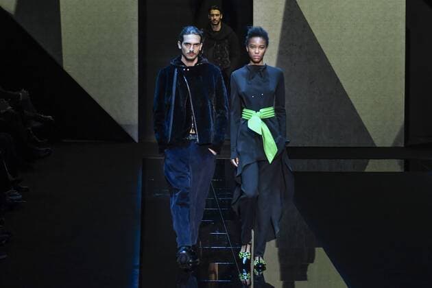 Milan Men s Fashion Week Fall Winter 2017 2018. Milano Moda Uomo, autunno inverno 2017 2018 .Giorgio Armani fashionshow Pictured: model  Copyright: xRiccardoxGiordanoxSickix xIPAx