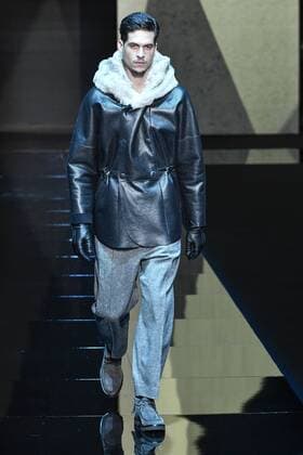Milan Men s Fashion Week Fall Winter 2017 2018. Milano Moda Uomo, autunno inverno 2017 2018 .Giorgio Armani fashionshow Pictured: model  Copyright: xRiccardoxGiordanoxSickix xIPAx