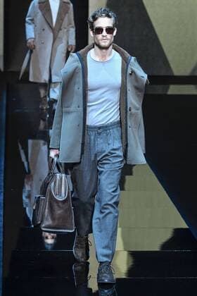 Milan Men s Fashion Week Fall Winter 2017 2018. Milano Moda Uomo, autunno inverno 2017 2018 .Giorgio Armani fashionshow Pictured: model  Copyright: xRiccardoxGiordanoxSickix xIPAx