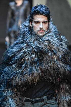 Milan Men s Fashion Week Fall Winter 2017 2018. Milano Moda Uomo, autunno inverno 2017 2018 .Giorgio Armani fashionshow Pictured: model  Copyright: xRiccardoxGiordanoxSickix xIPAx
