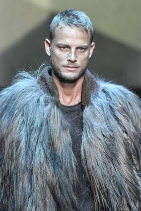 Milan Men s Fashion Week Fall Winter 2017 2018. Milano Moda Uomo, autunno inverno 2017 2018 .Giorgio Armani fashionshow Pictured: model  Copyright: xRiccardoxGiordanoxSickix xIPAx