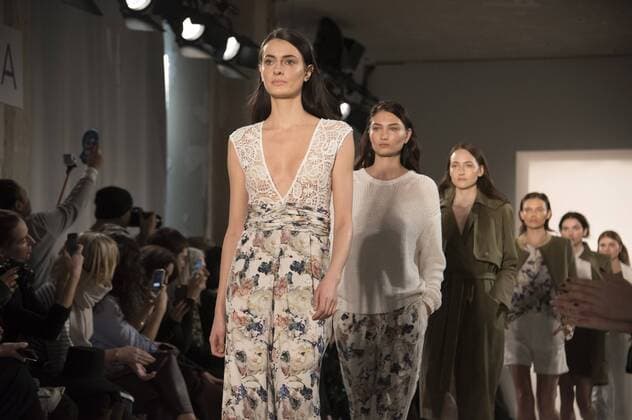 Models bei der Holy Ghost Fashion Show auf der Mercedes-Benz Fashion Week Berlin Autumn Winter 2017. Berlin, 17.01.2017 Foto:xF.xKernx xFuturexImage
