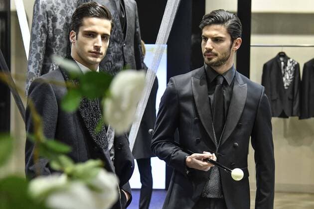 Milan Men s Fashion Week Fall Winter 2017 2018. Milano Moda Uomo, autunno inverno 2017 2018 . Carlo Pignatelli presentation Pictured: model  Copyright: xRiccardoxGiordanoxSickix xIPAx