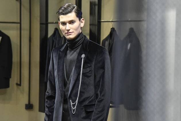 Milan Men s Fashion Week Fall Winter 2017 2018. Milano Moda Uomo, autunno inverno 2017 2018 . Carlo Pignatelli presentation Pictured: model  Copyright: xRiccardoxGiordanoxSickix xIPAx