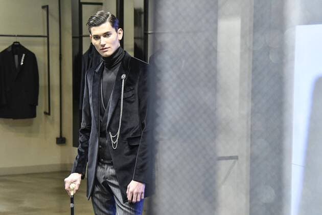 Milan Men s Fashion Week Fall Winter 2017 2018. Milano Moda Uomo, autunno inverno 2017 2018 . Carlo Pignatelli presentation Pictured: model  Copyright: xRiccardoxGiordanoxSickix xIPAx