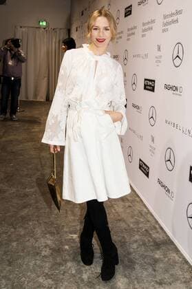 Julia Dietze bei der Dorothee Schumacher Fashion Show auf der Mercedes-Benz Fashion Week Berlin Autumn Winter 2017. Berlin, 17.01.2017 Foto:xK.xWernerx xFuturexImage