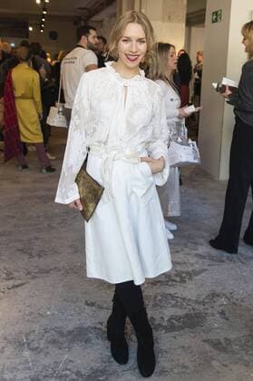 Julia Dietze bei der Dorothee Schumacher Fashion Show auf der Mercedes-Benz Fashion Week Berlin Autumn Winter 2017. Berlin, 17.01.2017 Foto:xK.xWernerx xFuturexImage
