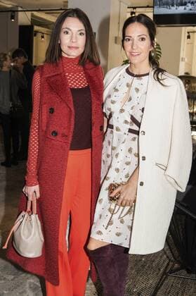 Nadine Warmuth und Johanna Klum bei der Dorothee Schumacher Fashion Show auf der Mercedes-Benz Fashion Week Berlin Autumn Winter 2017. Berlin, 17.01.2017 Foto:xK.xWernerx xFuturexImage