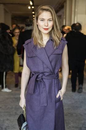 Nora von Waldstätten bei der Dorothee Schumacher Fashion Show auf der Mercedes-Benz Fashion Week Berlin Autumn Winter 2017. Berlin, 17.01.2017 Foto:xK.xWernerx xFuturexImage
