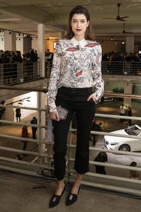 Marie Nasemann bei der Dorothee Schumacher Fashion Show auf der Mercedes-Benz Fashion Week Berlin Autumn Winter 2017. Berlin, 17.01.2017 Foto:xK.xWernerx xFuturexImage