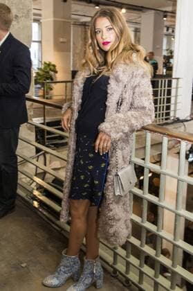 Cathy Hummels bei der Dorothee Schumacher Fashion Show auf der Mercedes-Benz Fashion Week Berlin Autumn Winter 2017. Berlin, 17.01.2017 Foto:xK.xWernerx xFuturexImage