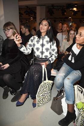Anuthida Ploypetch bei der Lena Hoschek Modenschau am 17.01.2017 im Rahmen der Mercedes-Benz Fashion Week Herbst Winter 2017 in Berlin MBFW Fashionweek 2017 Januar in Berlin- Lena Hoschek Fashionshow 