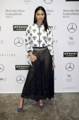 Anuthida Ploypetch bei der Lena Hoschek Fashion Show auf der Mercedes-Benz Fashion Week Berlin Autumn Winter 2017. Berlin, 17.01.2017 Foto:xS.xGabschx xFuturexImage