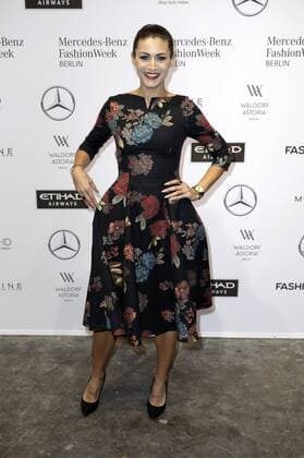 Fiona Erdmann bei der Lena Hoschek Fashion Show auf der Mercedes-Benz Fashion Week Berlin Autumn Winter 2017. Berlin, 17.01.2017 Foto:xS.xGabschx xFuturexImage
