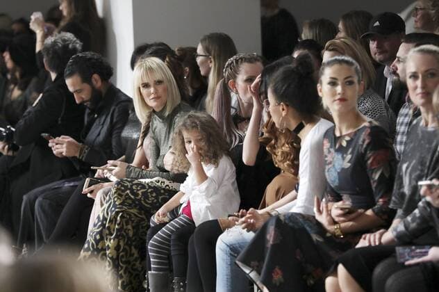 Massimo Sinato, Mirja du Mont, Monica Ivancan, Fiona Erdmann und Eva Mona Rodekirchen bei der Lena Hoschek Fashion Show auf der Mercedes-Benz Fashion Week Berlin Autumn Winter 2017. Berlin, 17.01.2017 Foto:xS.xGabschx xFuturexImage
