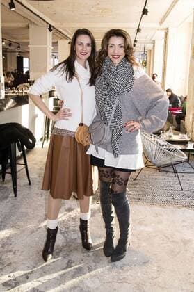 Katrin Wrobel und Annett Möller bei der Lena Hoschek Fashion Show auf der Mercedes-Benz Fashion Week Berlin Autumn Winter 2017. Berlin, 17.01.2017 Foto:xK.xWernerx xFuturexImage