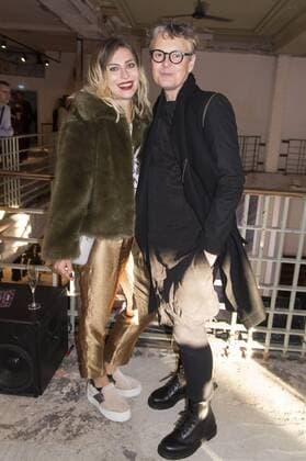 Rolf Scheider mit Begleitung bei der Lena Hoschek Fashion Show auf der Mercedes-Benz Fashion Week Berlin Autumn Winter 2017. Berlin, 17.01.2017 Foto:xK.xWernerx xFuturexImage