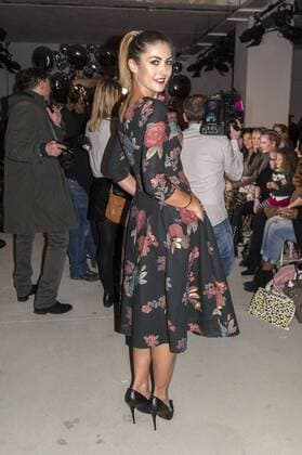 Fiona Erdmann bei der Lena Hoschek Fashion Show auf der Mercedes-Benz Fashion Week Berlin Autumn Winter 2017. Berlin, 17.01.2017 Foto:xK.xWernerx xFuturexImage
