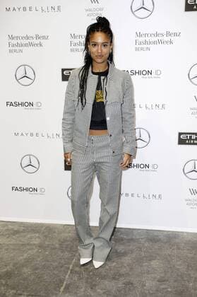 Lary bei der Hien Le Fashion Show auf der Mercedes-Benz Fashion Week Berlin Autumn Winter 2017. Berlin, 17.01.2017 Foto:xS.xGabschx xFuturexImage